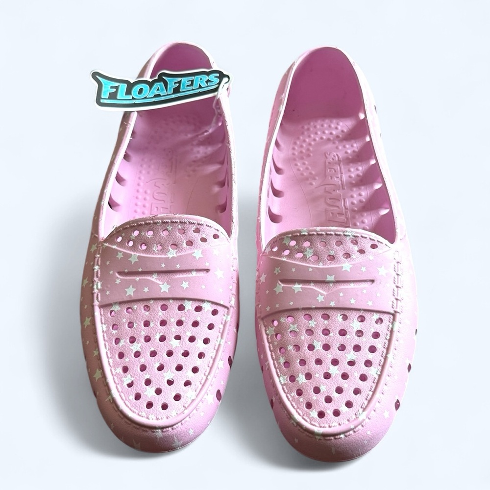 FLOATERS Posh Driver Loafers Pink Breathable Slip-On • Size 8 • Women